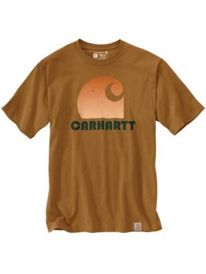 Carhartt Men's Loose Fit Heavyweight Short-Sleeve C Graphic T-Shirt
