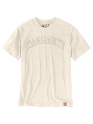 Carhartt Men's Relaxed Fit Heavyweight Short-Sleeve Logo Graphic T-Shirt