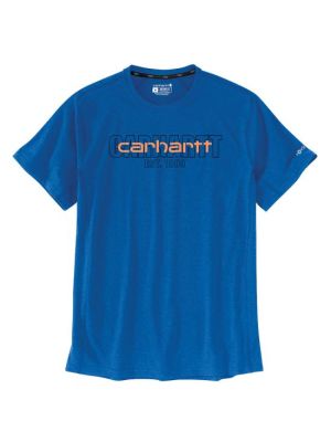 Carhartt Men's Force Relaxed Fit Midweight Short-Sleeve Logo Graphic T-Shirt