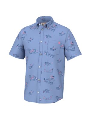 Huk Men's Kona Americookin Shirt