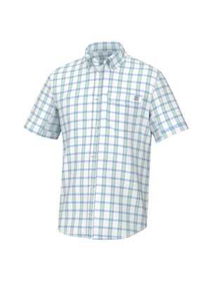Huk Men's Tide Point Latitude Short Sleeve Shirt