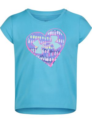 Under Armour Girls Heart Logo Short Sleeve
