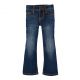 Wrangler Girls' Stitch Patch Boot Cut Jeans
