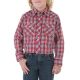 Wrangler Long Sleeve Dress Western Plaid Shirts